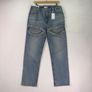 Good American icon straight diamond jeans